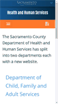 Mobile Screenshot of dhhs.saccounty.net