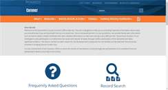 Desktop Screenshot of coroner.saccounty.net