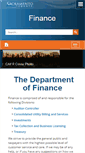 Mobile Screenshot of finance.saccounty.net