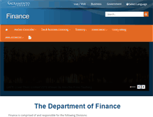 Tablet Screenshot of finance.saccounty.net