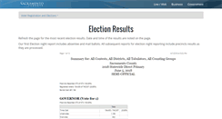 Desktop Screenshot of eresults.saccounty.net