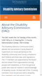 Mobile Screenshot of dac.saccounty.net