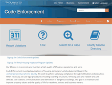 Tablet Screenshot of code-enforcement.saccounty.net