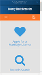 Mobile Screenshot of ccr.saccounty.net