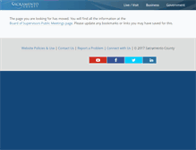 Tablet Screenshot of agendanet.saccounty.net