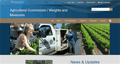 Desktop Screenshot of agcomm.saccounty.net