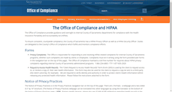 Desktop Screenshot of compliance.saccounty.net