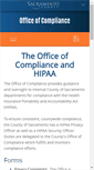 Mobile Screenshot of compliance.saccounty.net