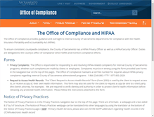 Tablet Screenshot of compliance.saccounty.net